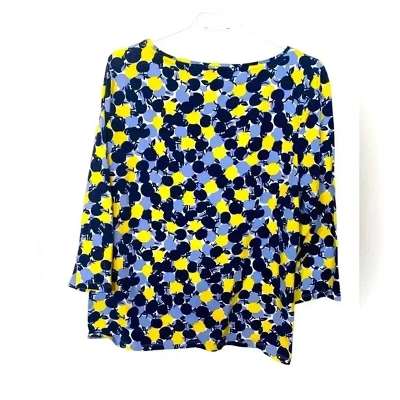 Talbots petite Boat Neck, 3/4 sleeve T Shirt, tons of stretch - Picture 3 of 4